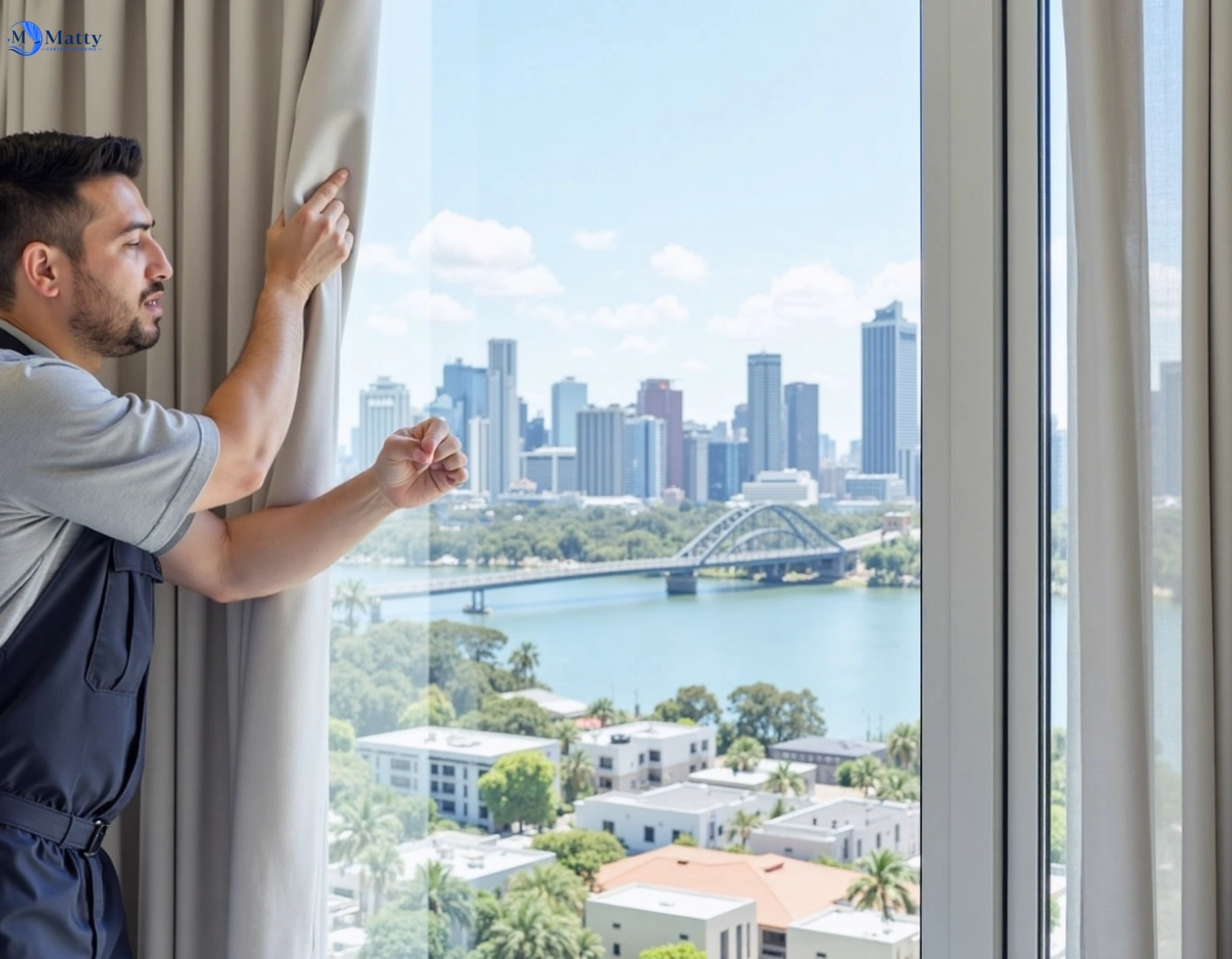 Professional curtain steam cleaning service farmborough-heights-nsw QLD by Matty Curtain Cleaning